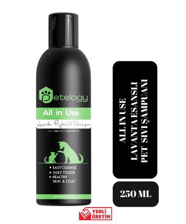 Petelogy All In Use Lavender Perfumed Pet Shampoo 250 ml
