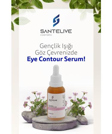 Santelive Anti-Puffiness Anti-Purple and Brightening Caffeinated Eye Contour Care Serum 30 Ml