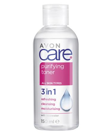 Avon Care Purifying Toner 3 In 1 Skin Cleansing Toner with Rose Water 150 Ml.
