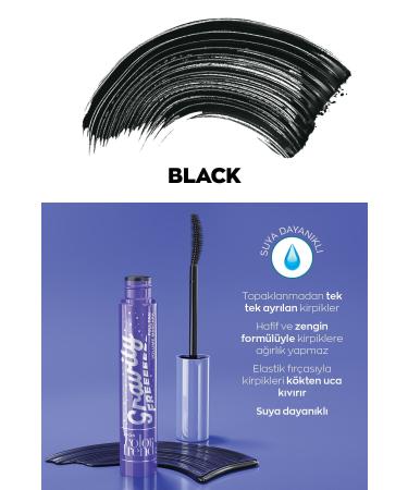 Avon Color Trend Full Fan Volume Waterproof Mascara Black - Buy Online on GoSupps.com