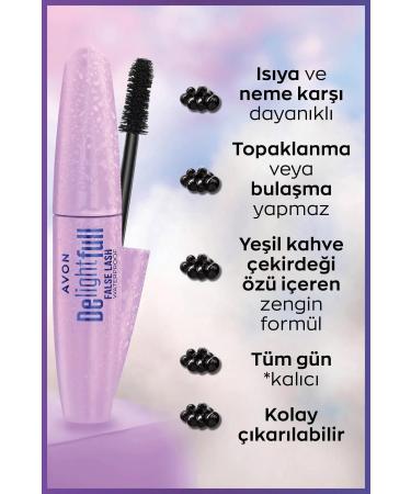 Avon Delightful False Lash Waterproof Mascara 10 Ml. Lava Brown - Buy Online on GoSupps.com