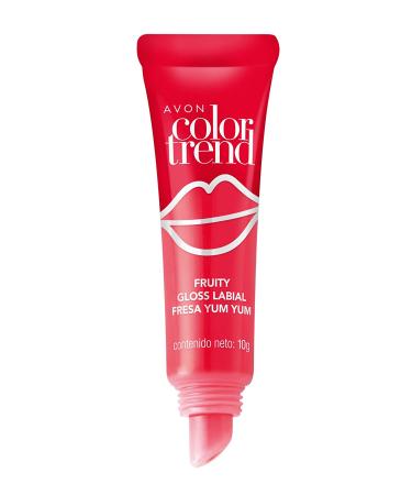 Avon Color Trend Fruity Lip Gloss 10 Gr. Strawberry Drizzle