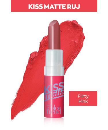 Avon Color Trend Kiss Matte Lipstick Flirty Pink - Buy Online on GoSupps.com