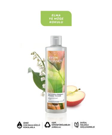 Avon Senses Delicate Moment Apple and Lily of the Valley Scented Cream Shower Gel 250 Ml. - Buy Online on GoSupps.com