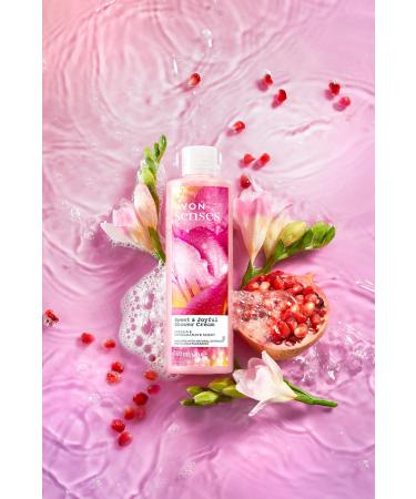 Avon Senses Sweat & Joyful Freesia and Pomegranate Scented Cream Shower Gel 500 Ml. - Buy Online on GoSupps.com