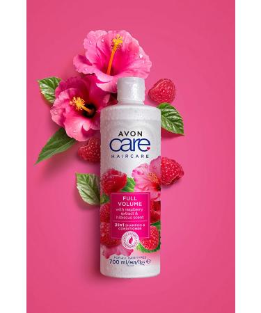 Avon Care Raspberry and Hibiscus Scented Shampoo and Conditioner 700 Ml. - Buy Online on GoSupps.com
