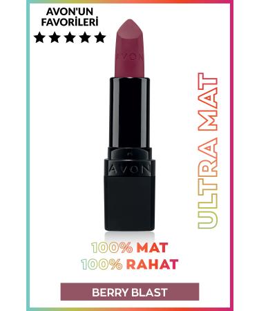 Avon Ultra Matte Lipstick Berry Blast