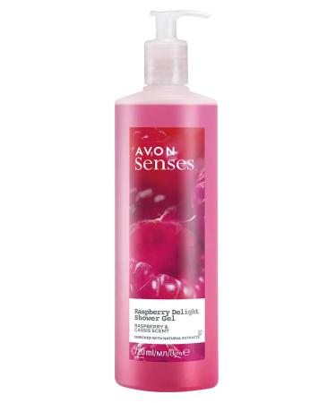 Avon Raspberry Delight Raspberry And Blackcurrant Scented Shower Gel 720 Ml.