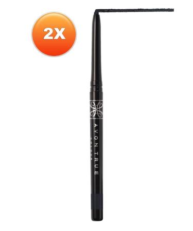 Avon Glimmersticks Lift Eyeliner Saturn Grey 2 Pack + Pocket Mirror
