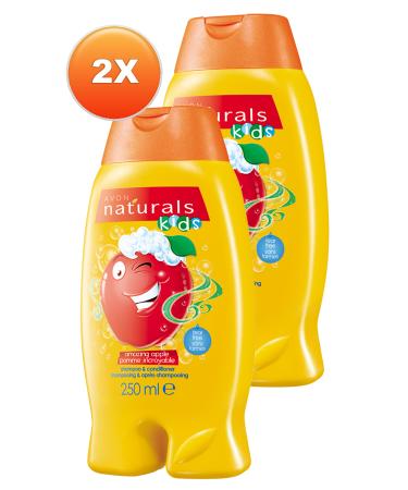 Avon Apple Scented No-Tear Shampoo and Conditioner 250 Ml. Duo Set - Buy Online on GoSupps.com