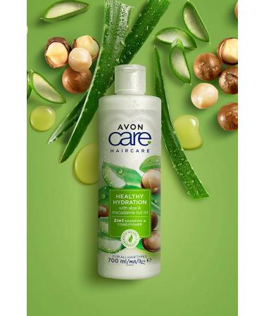 Avon Care Aloe Vera And Macadamia Nut Oil Shampoo And Conditioner 700 Ml. - Buy Online on GoSupps.com