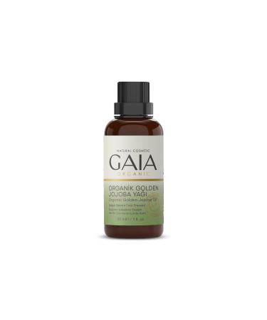 Gaia Organic Golden Jojoba Oil 30 Ml(GLASS DROPPER)