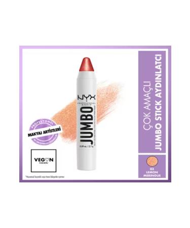 NYX Professional Makeup Jumbo Face Stick Multi-Purpose Stick Illuminator Lemon Meringue