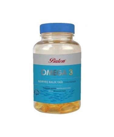 Balen Omega 3 Norwegian Fish Oil 1380 mg 100 softgels