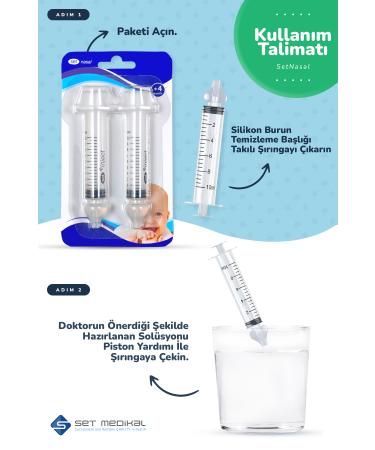 Set Nasal Nasal Cleaning Syringe Nasal Wash Syringe Nasal - Buy Online on GoSupps.com