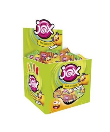 JOX Sour Fruit Flavored Flat Lollipop