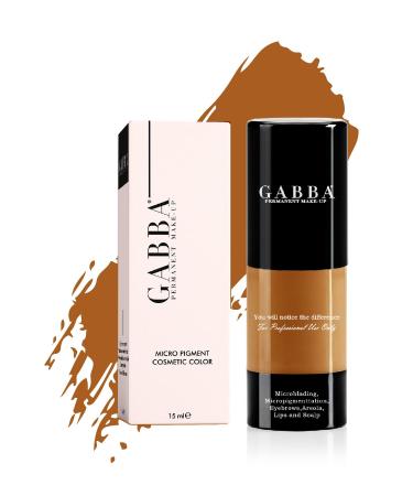 GABBA PERMANENT MAKE-UP 444 Bleding Yellow Mixing Dye Permanent Makeup Pigment 15 ml