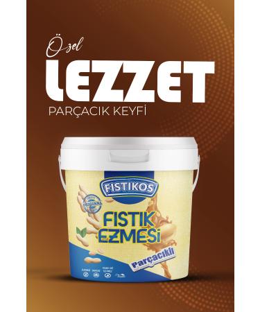 FISTIKOS Sweet & Chunky Peanut Butter 1kg - Buy Online on GoSupps.com