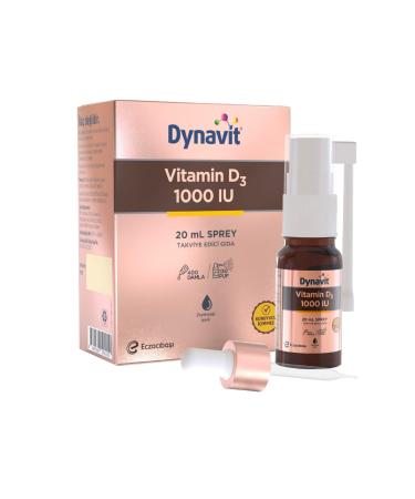 Dynavit Vitamin D3 1000 IU Supplementary Food Spray 20 ml
