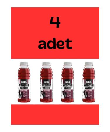 Saol 4 PIECES SAOL WATER MEN POWER 500 ML WATER WITH VITAMINS AND MINERALS