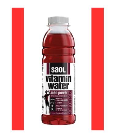 Saol 12 PIECES SAOL WATER MEN POWER 500 ML WATER WITH VITAMINS AND MINERALS - Buy Online on GoSupps.com