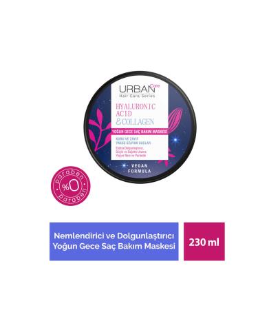 Urban Care Hyaluronic Acid & Collagen Intensive Night Hair Care Mask