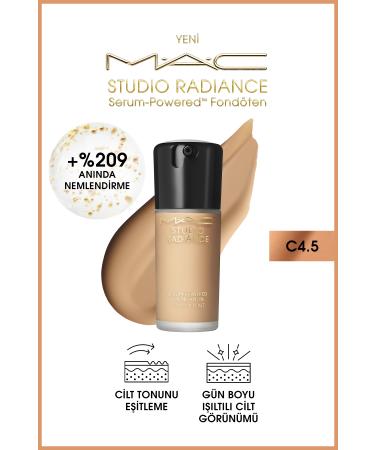 Mac Studio Radiance C4.5- Powered Plump and Radiant Skin Serum Foundation 30 ml FNDTN185
