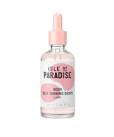 Isle Of Paradise LIGHT Body Self Tanning Drops - Bronzing Body Drops 75 ML