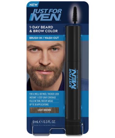 Just For Men 1 Day Temporary Beard and Eyebrow Dye Light Brown 9ML
