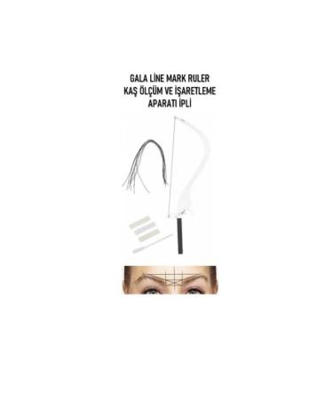 TNL line mark ruler eyebrow measuring tool