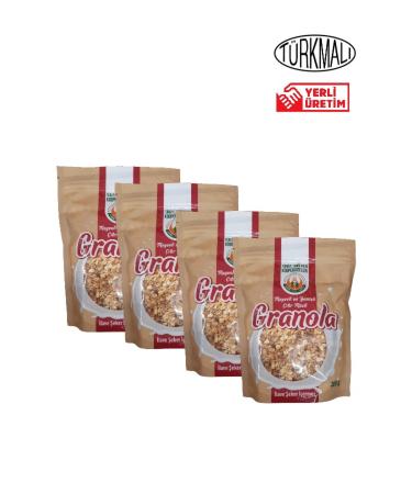 Agricultural Credit GRANOLA CRUNCHY MUESLI WITH FRUIT AND NUTS 300 GR 4-PACK AGRICULTURAL CREDIT