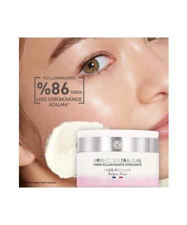 Yves Rocher Bright Botanical-Anti-Stain and Anti-Wrinkle Brightening and Tone-Equalizing Cream with Vitamin C & E 50ml - Buy Online on GoSupps.com