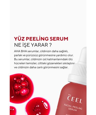 The Ceel Aha Bha Skin Tone Equalizing Revitalizing Renewing Red Peeling Serum 30 ml - Buy Online on GoSupps.com