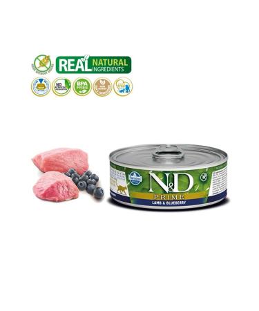 & D N & D Lamb & Blueberry Cat Canned Food 80g X 6