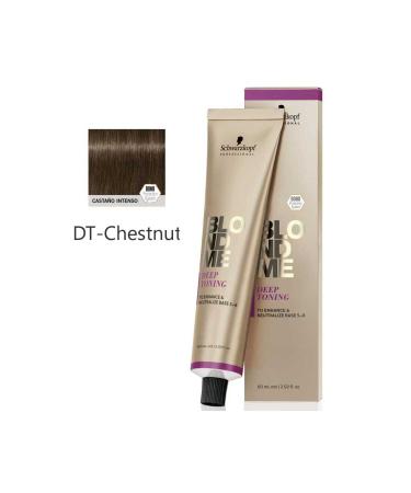 BLONDME Schwarzkopf BLONDME Deep Toning Cream Color 60ml DT - Deep Chestnut (Dark Chestnut)