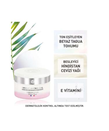 Yves Rocher Bright Botanical-Anti-Stain and Anti-Wrinkle Brightening and Tone-Equalizing Cream with Vitamin C & E 50ml - Buy Online on GoSupps.com