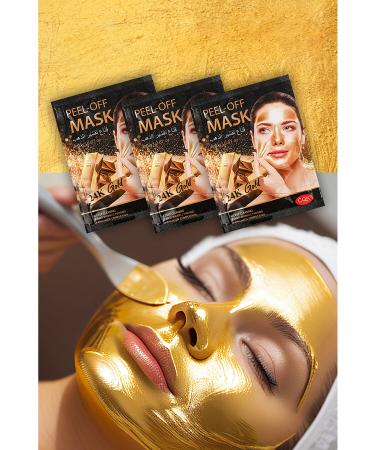 Uniquem 3 Pieces 24k Collagen Witch Hazel Oil Blackhead Face Mask Witch Hazel Mask Xlm694