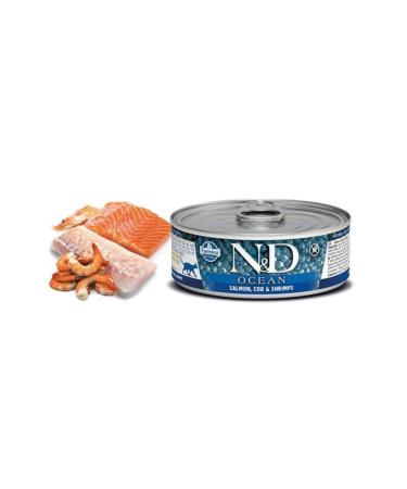 N & D Nd Ocean Cod Fish Kitten Canned Food 80 Gr (12 Pieces) - Buy Online on GoSupps.com