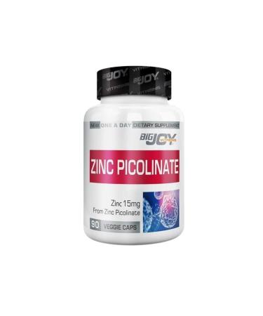 Bigjoy Sports Vitamins Zinc Picolinate 90 Herbal Capsules -