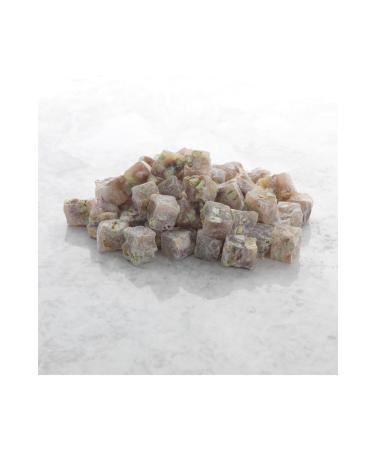 Akkent 1860 Double Roasted Extra Pistachio Turkish Delight with Powdered Sugar 450 Gr.