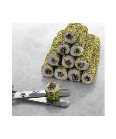Akkent 1860 Sultan Pistachio Turkish Delight with Filed Pistachios 450 Gr.