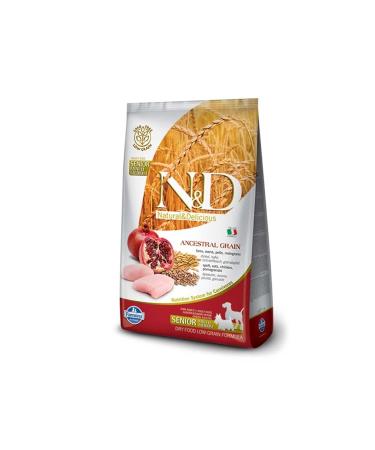 N & D Low Grain Chicken Pomegranate Senior Mini Dog Food 2.5kg 2-Pack