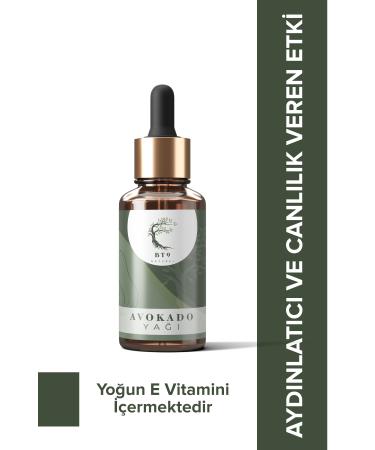 BT9 NATURAL Avocado Oil 0 Pure and Cold Pressed