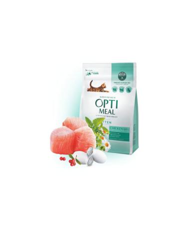 OptiMeal Super Premium Kitten Chicken Kitten Cat Food 4 Kg