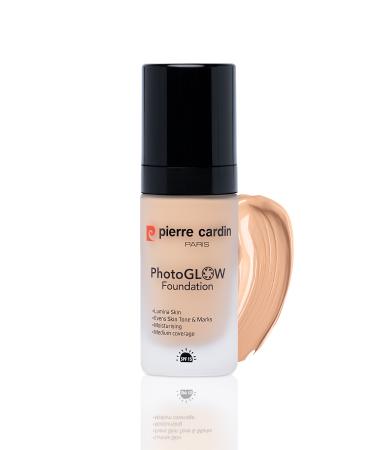 Pierre Cardin Photoglow Luminous Foundation Tawny Beige with Warm Neutral