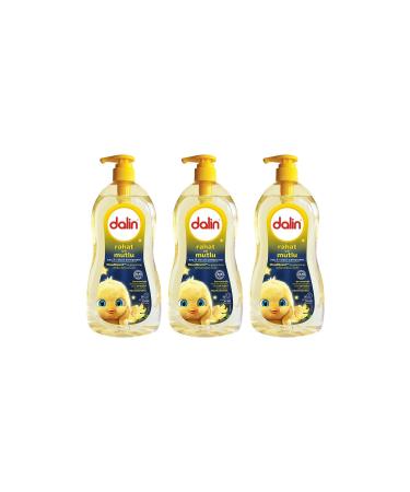 Dalin Relaxing Vanilla Scented Hair & Body Shampoo 700 ml X 3 Pieces