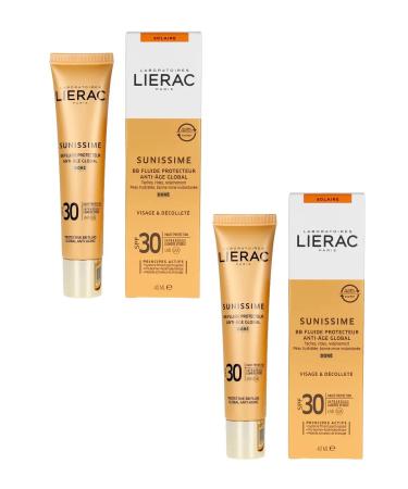Lierac Sunissime Energizing BB Fluid SPF 30 40 ml 2-pack