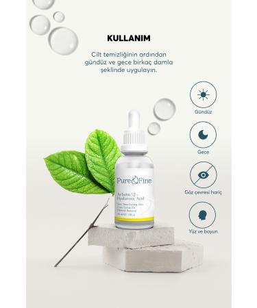 pure fine Anti-Spot Arbutin Skin Care Serum 30 Ml (Arbutin 2% + Hyaluronic Acid) - Buy Online on GoSupps.com