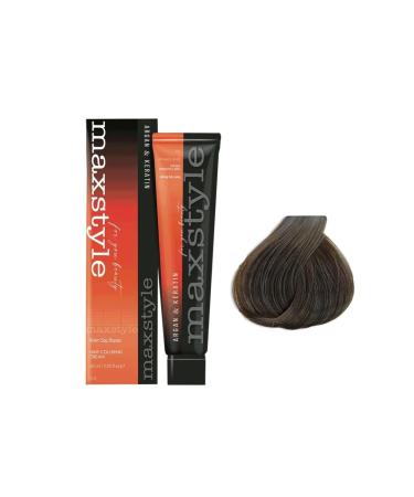 MAXSTYLE Argan Keratin Hair Dye 6.11 Intense Dark Ash Blonde