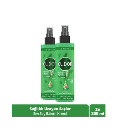 Elidor Superblend Liquid Hair Care Cream Healthy Growing Hair Biotin Argan Oil Arginine 200 ml X2